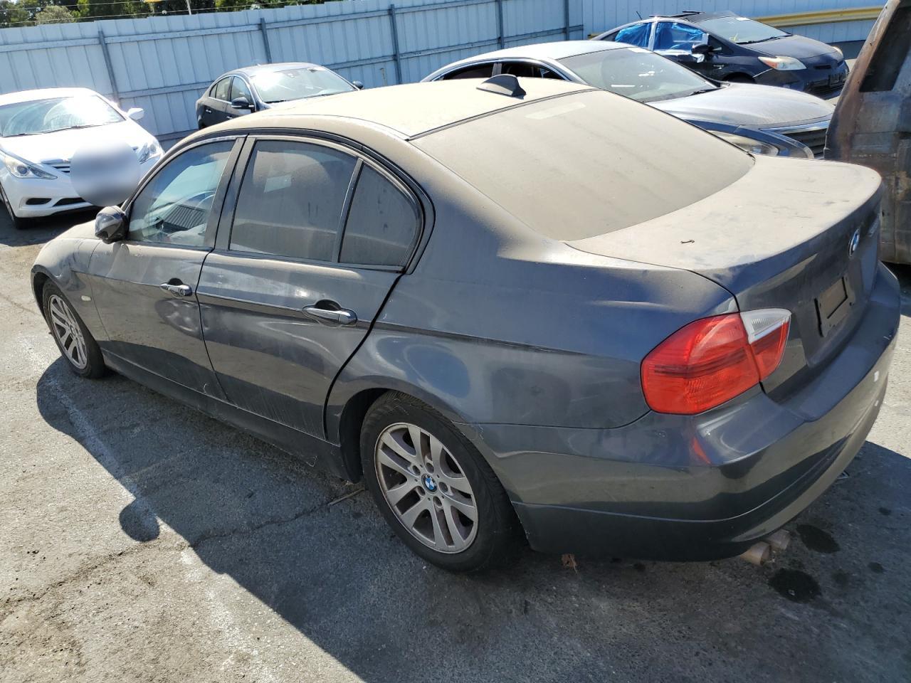 2007 BMW 3er VIN WBAVC93597KX54230 Copart auction photo, mechanical damage thumbnail 2