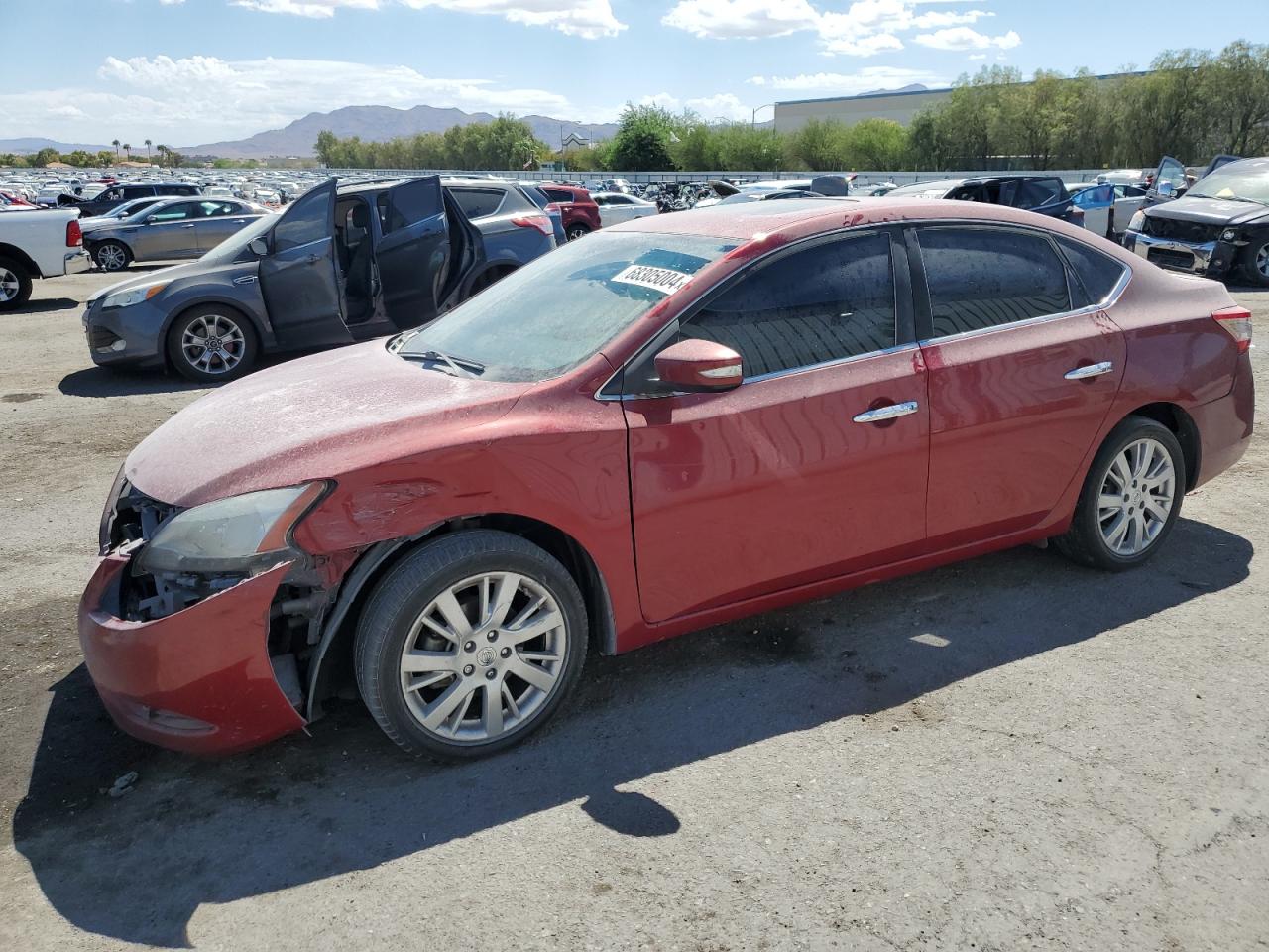 2013 Nissan Sentra VIN 3N1AB7AP6DL625078