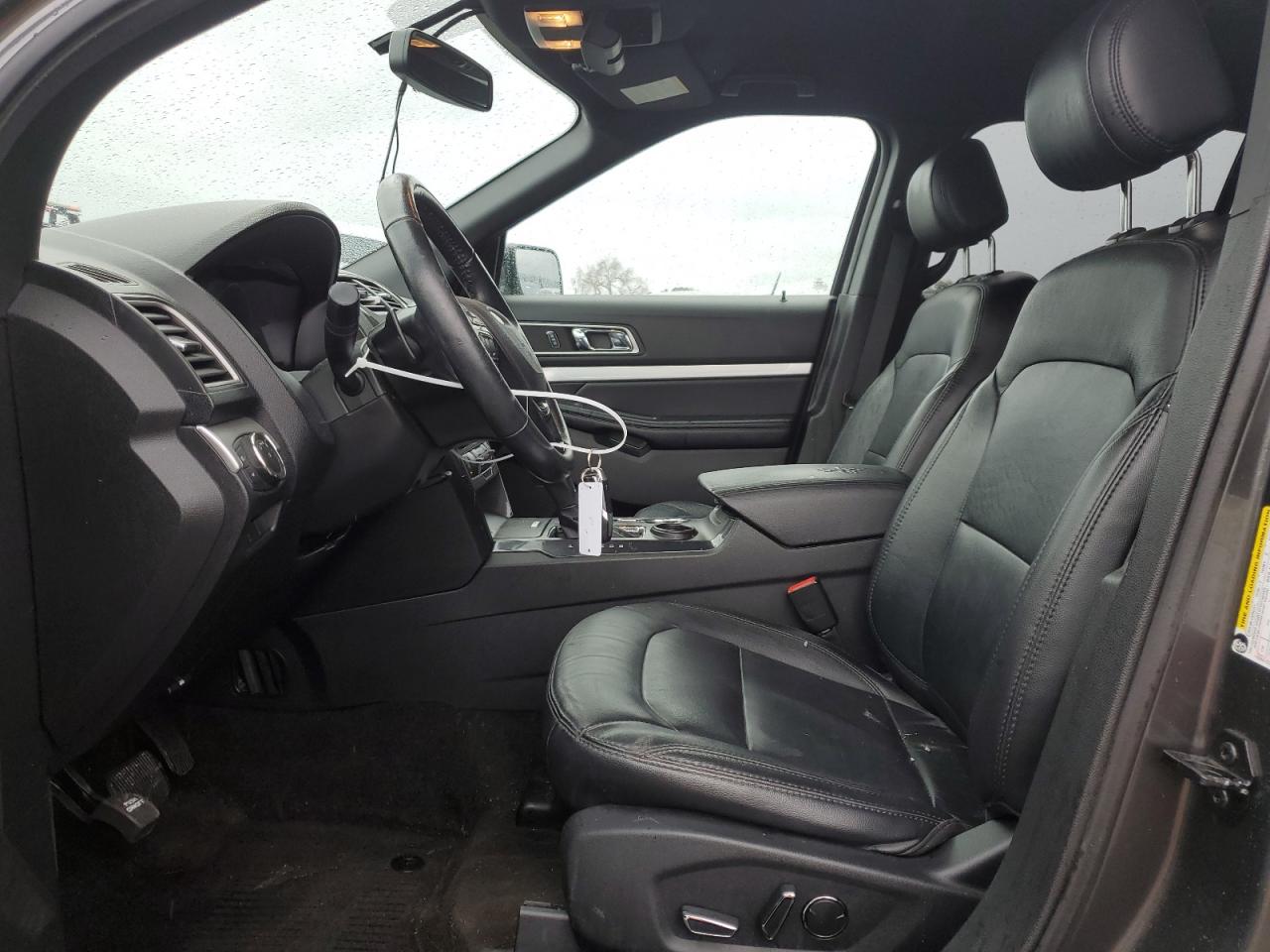 2017 Ford Explorer VIN 1FM5K7DHXHGD17310 Copart auction photo, rear end / front end damage thumbnail 7