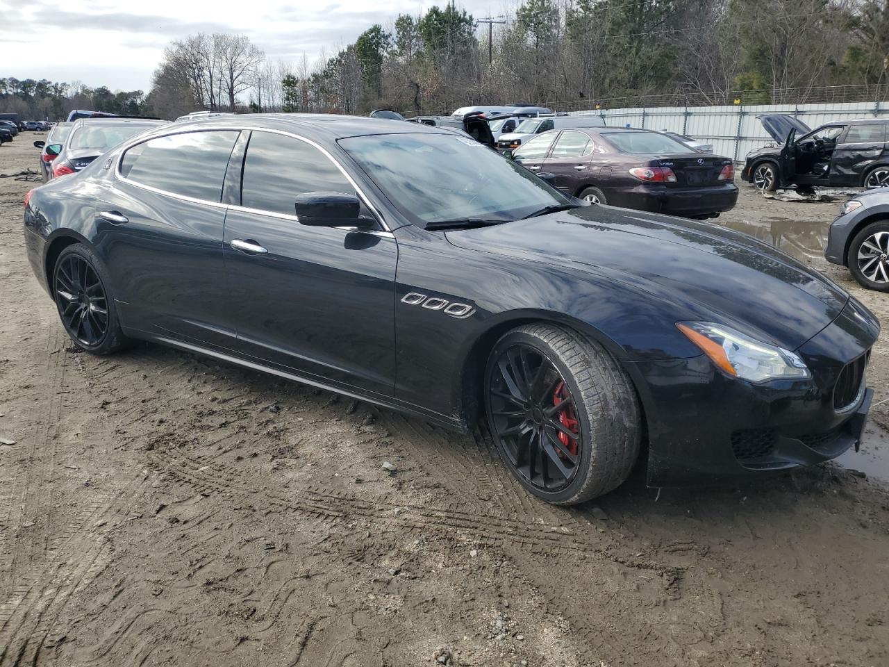 2014 Maserati Quattroporte VIN ZAM56PPA1E1072964 Copart auction photo, front end / minor dent/scratches damage thumbnail 4
