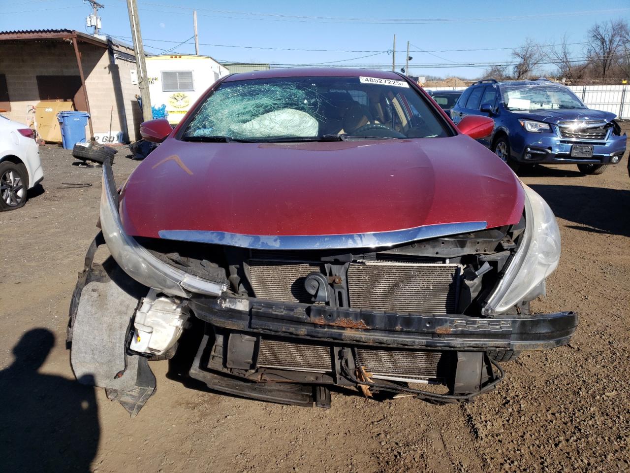 2013 Hyundai Sonata VIN 5NPEB4ACXDH550542 Copart auction photo, front end / minor dent/scratches damage thumbnail 5
