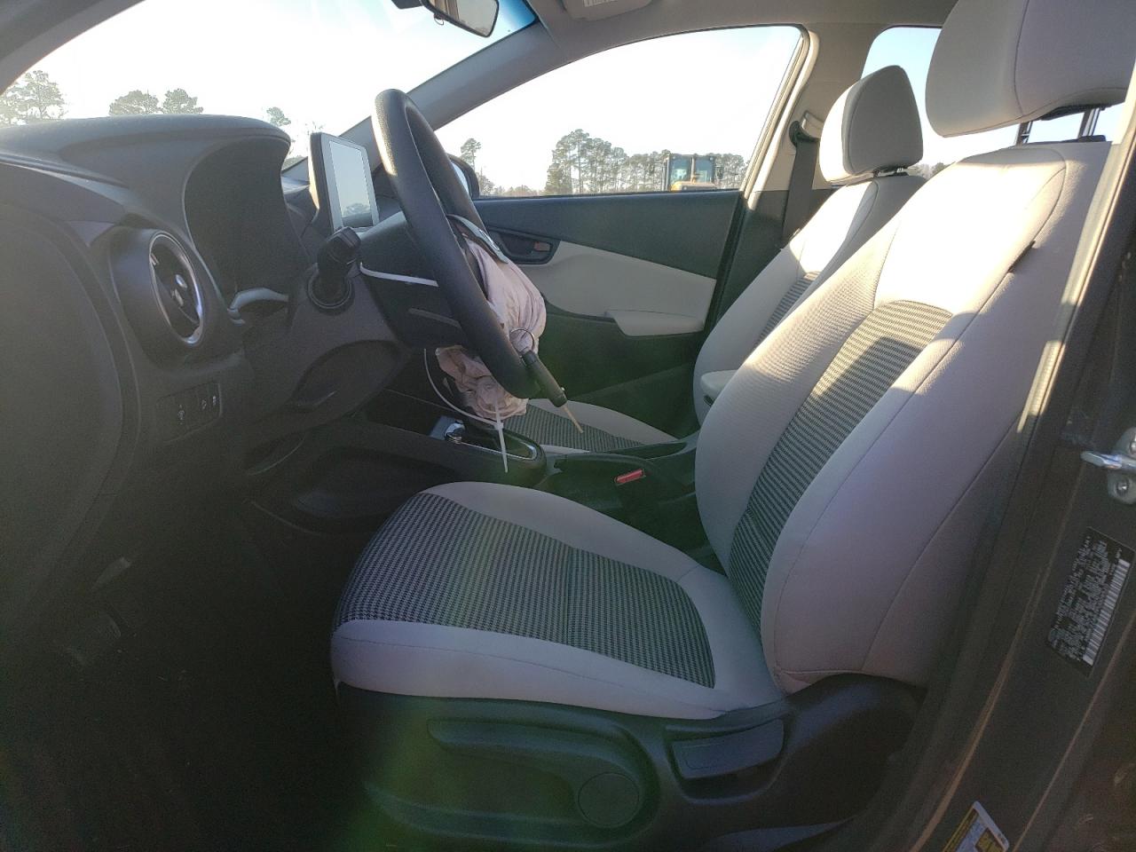 2023 Hyundai Kona VIN KM8K22AB7PU009520 Copart auction photo, front end damage thumbnail 7