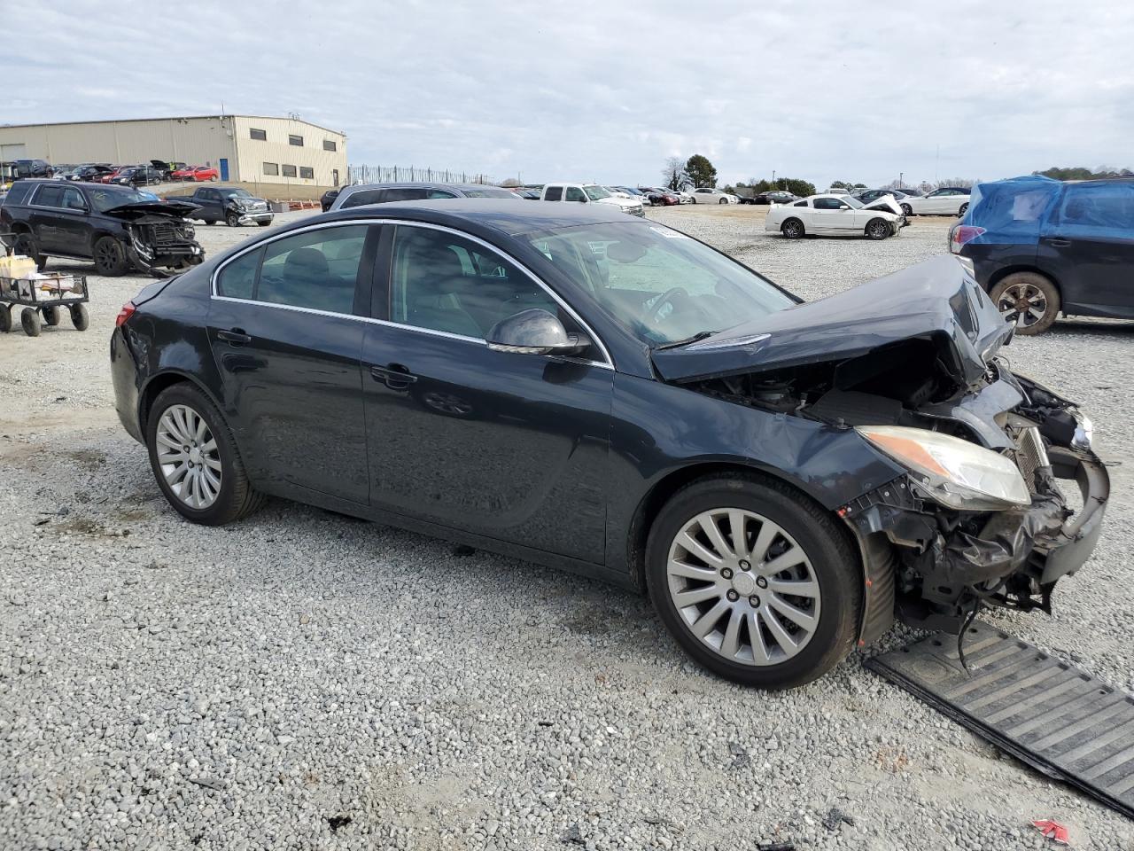 2012 Buick Regal VIN 2G4GR5EK6C9156478 Copart auction photo, front end / rear end damage thumbnail 4