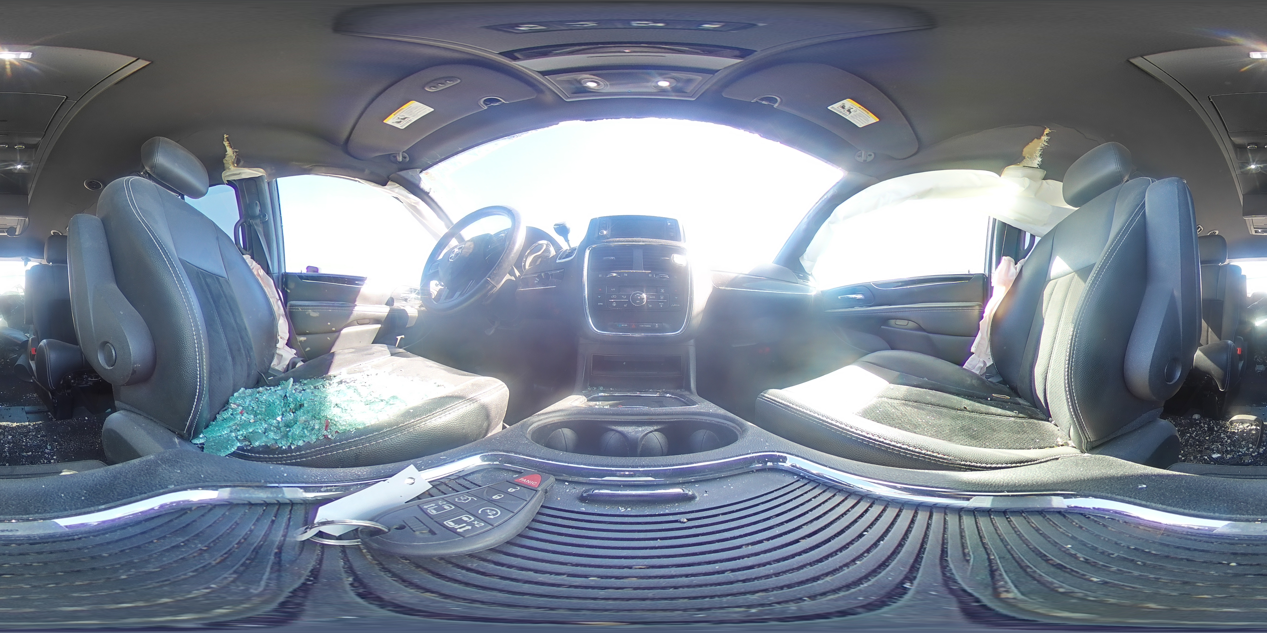 2018 Dodge Caravan VIN 2C4RDGCG6JR170643 Copart auction photo, rollover damage thumbnail 14