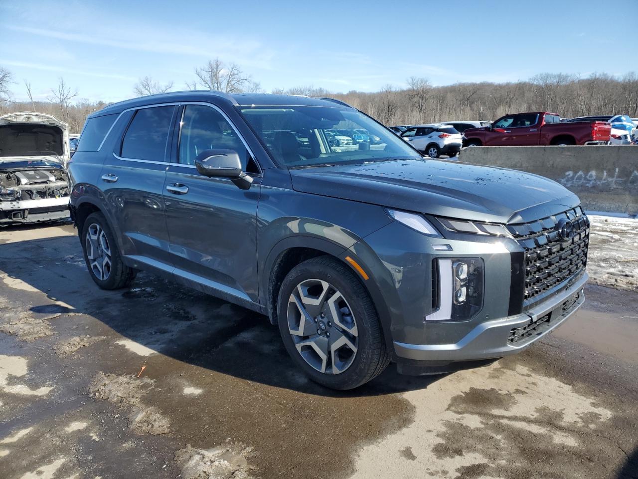 2025 Hyundai Palisade VIN KM8R4DGE6SU829599 Copart auction photo, rear end / minor dent/scratches damage thumbnail 4