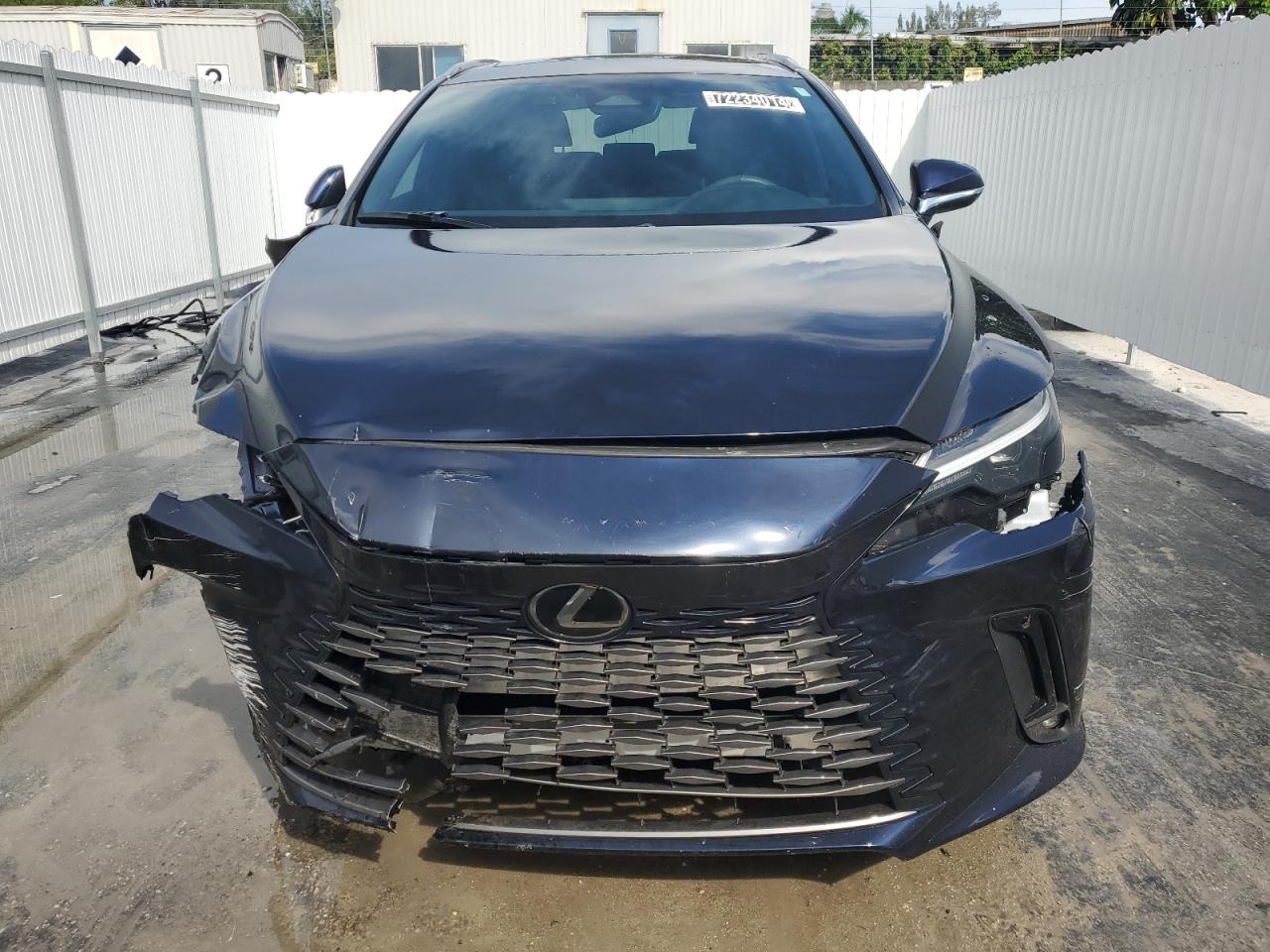 2023 Lexus RX VIN 2T2BAMBA7PC015691 Copart auction photo, front end / rear end damage thumbnail 5