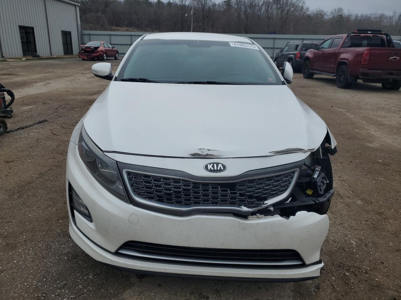2016 KIA Optima VIN KNAGN4AD5G5091835 Copart auction photo, front end damage thumbnail 5