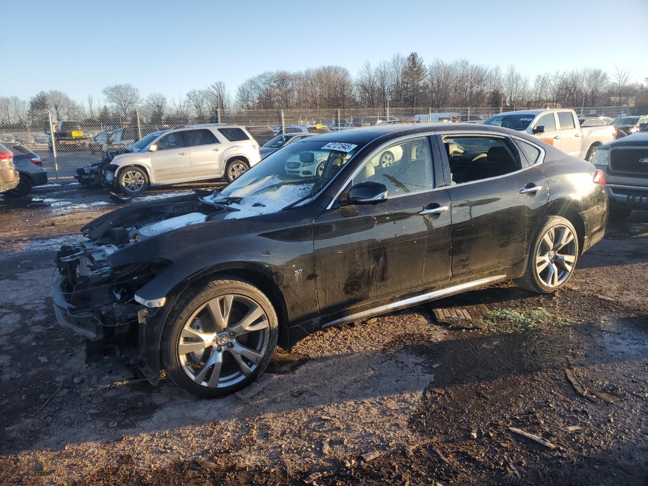 2017 Infiniti Q70 VIN JN1BY1PR2HM210568 - Copart auction photo