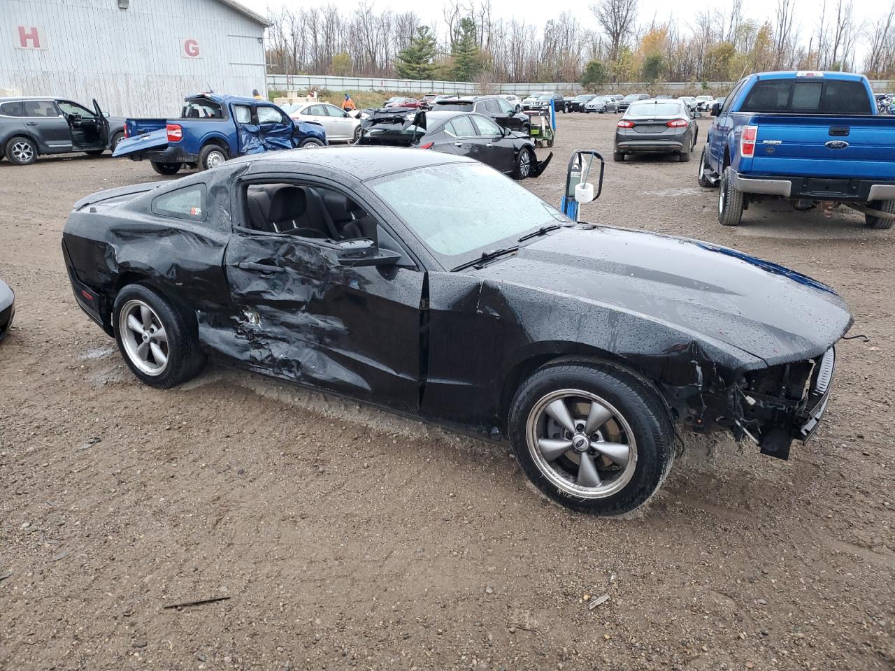 2010 Ford Mustang VIN 1ZVBP8AN7A5149987 Copart auction photo, side / front end damage thumbnail 4