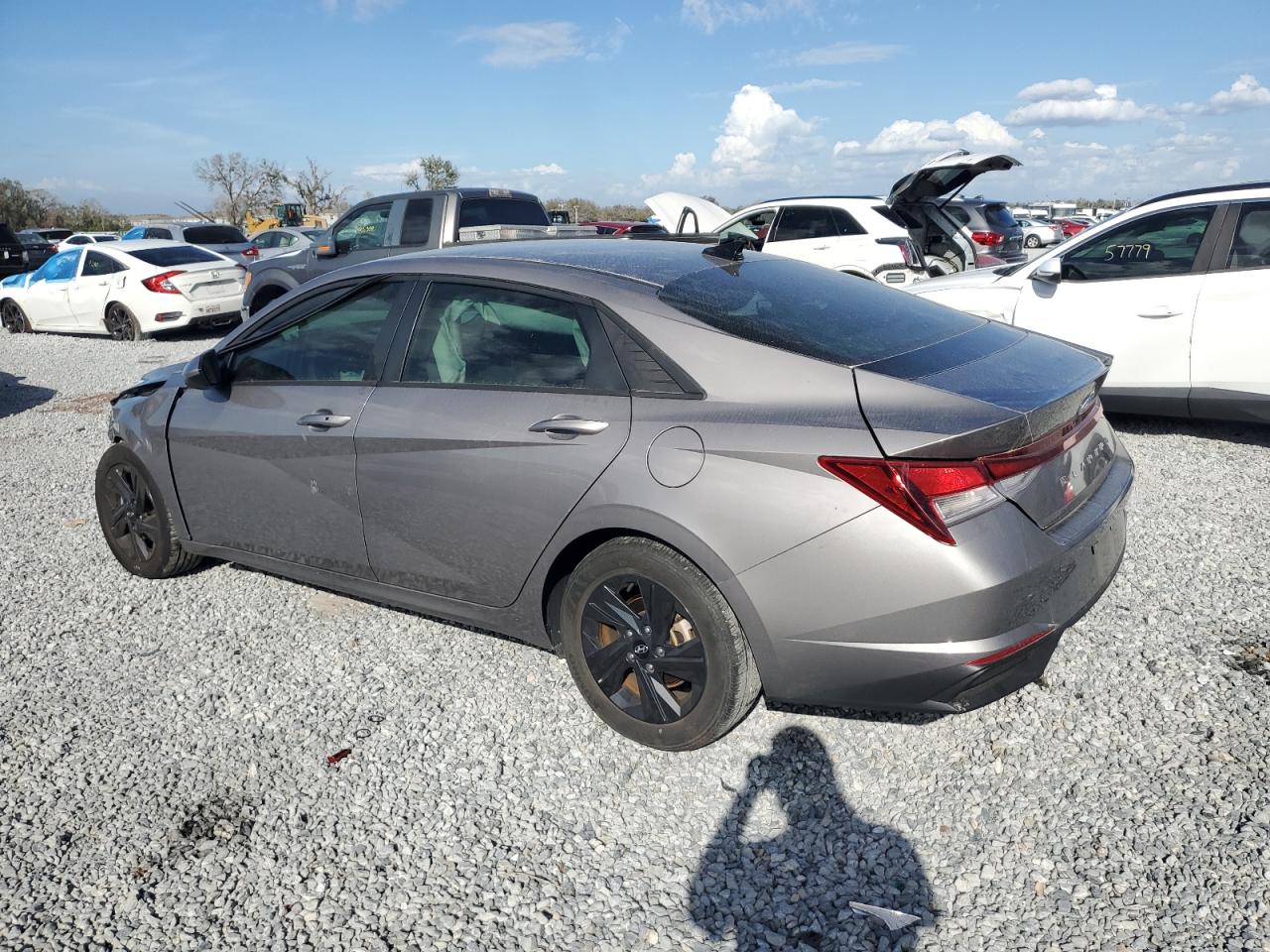 2022 Hyundai Elantra VIN KMHLM4AG5NU365029 Copart auction photo, front end damage thumbnail 2