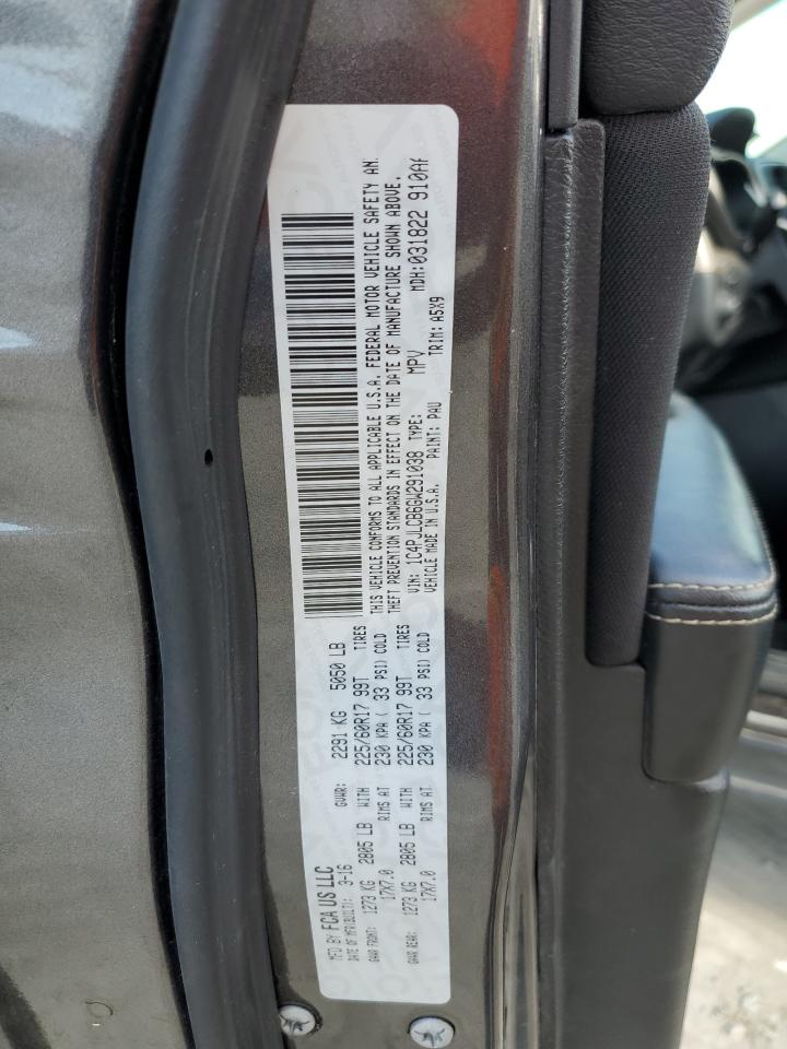 2016 Jeep Grand Cherokee VIN 1C4PJLCB6GW291038 Copart auction photo, front end damage thumbnail 13