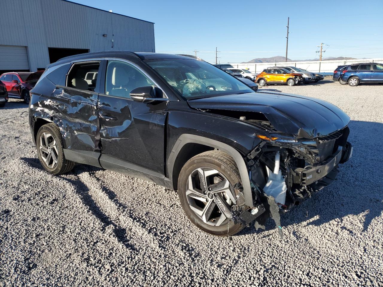 2022 Hyundai Tucson VIN KM8JECAE3NU128780 Copart auction photo, front end damage thumbnail 4