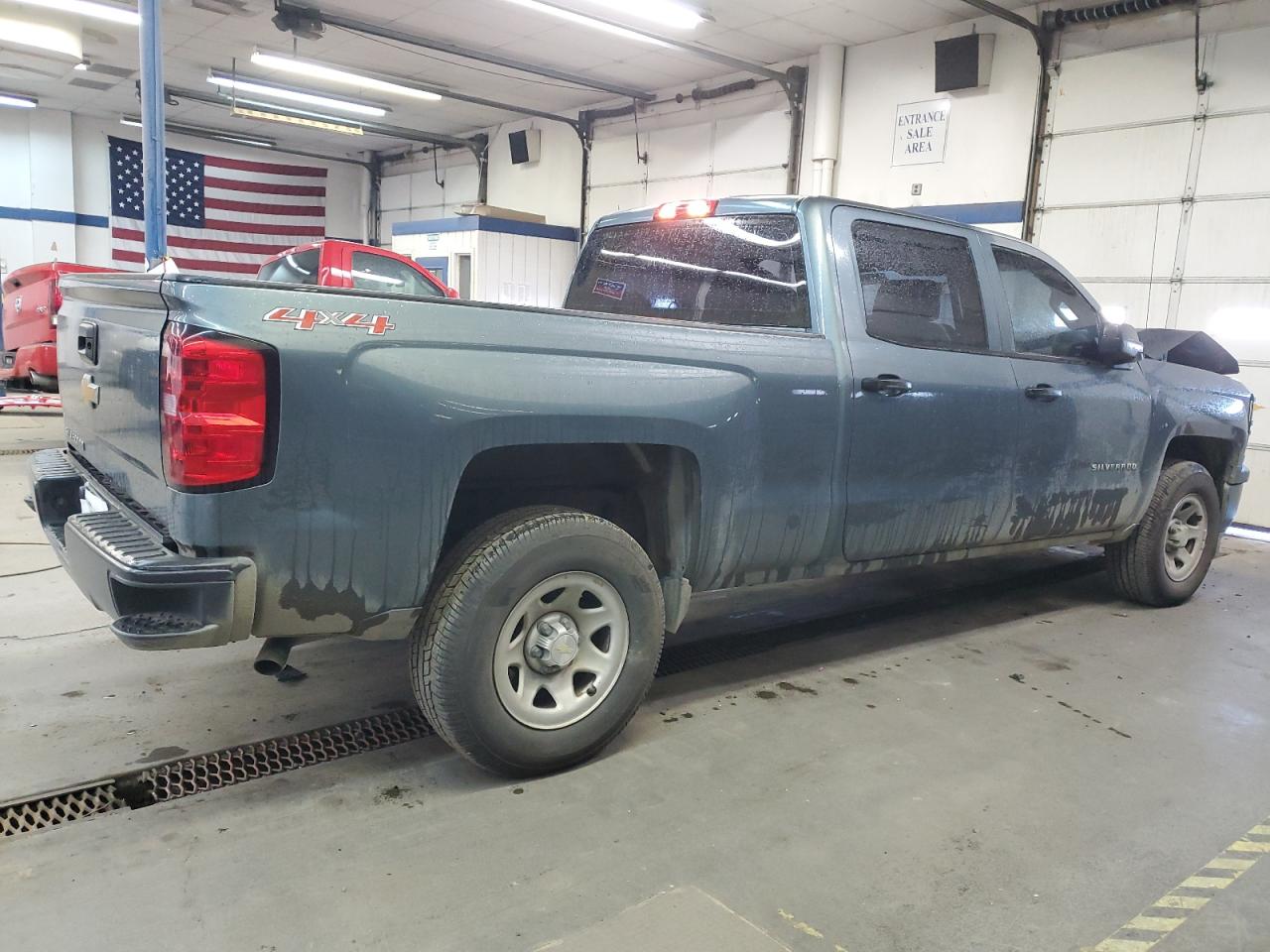 2014 Chevrolet Silverado VIN 3GCUKPEHXEG257852 Copart auction photo, front end damage thumbnail 3