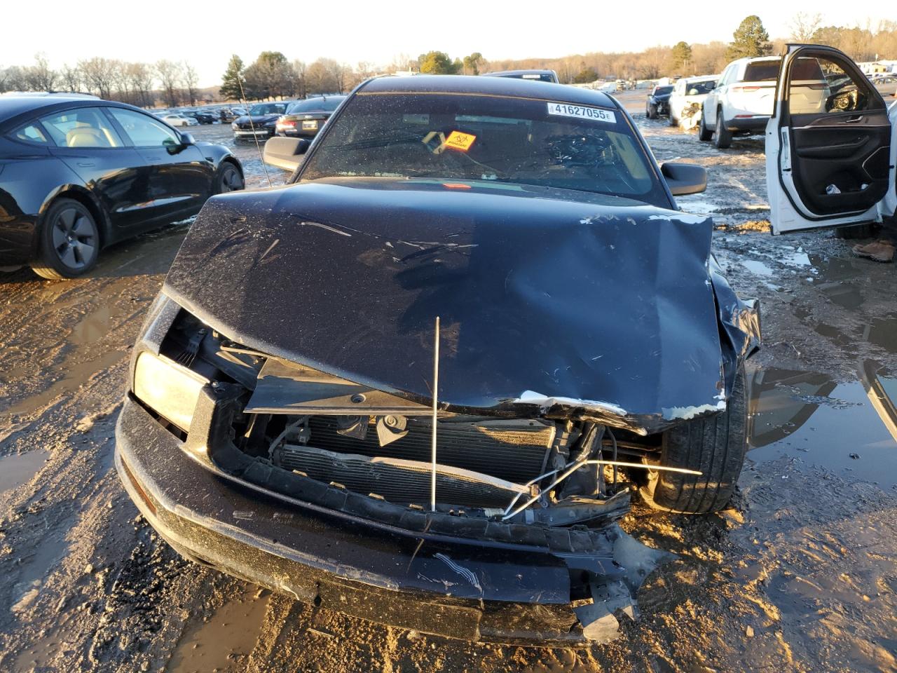 2007 Ford Mustang VIN 1ZVHT80N975215231 Copart auction photo, all over / undercarriage damage thumbnail 5