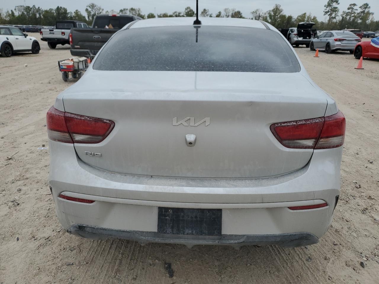 2023 KIA Rio VIN 3KPA24AD5PE619007 Copart auction photo, all over damage thumbnail 6