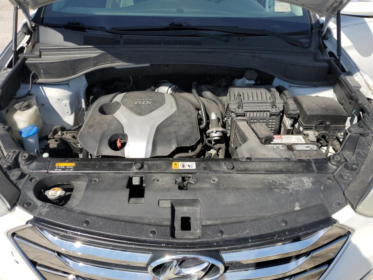 2013 Hyundai Santa Fe VIN 5XYZU3LA4DG086950 Copart auction photo, front end / minor dent/scratches damage thumbnail 14