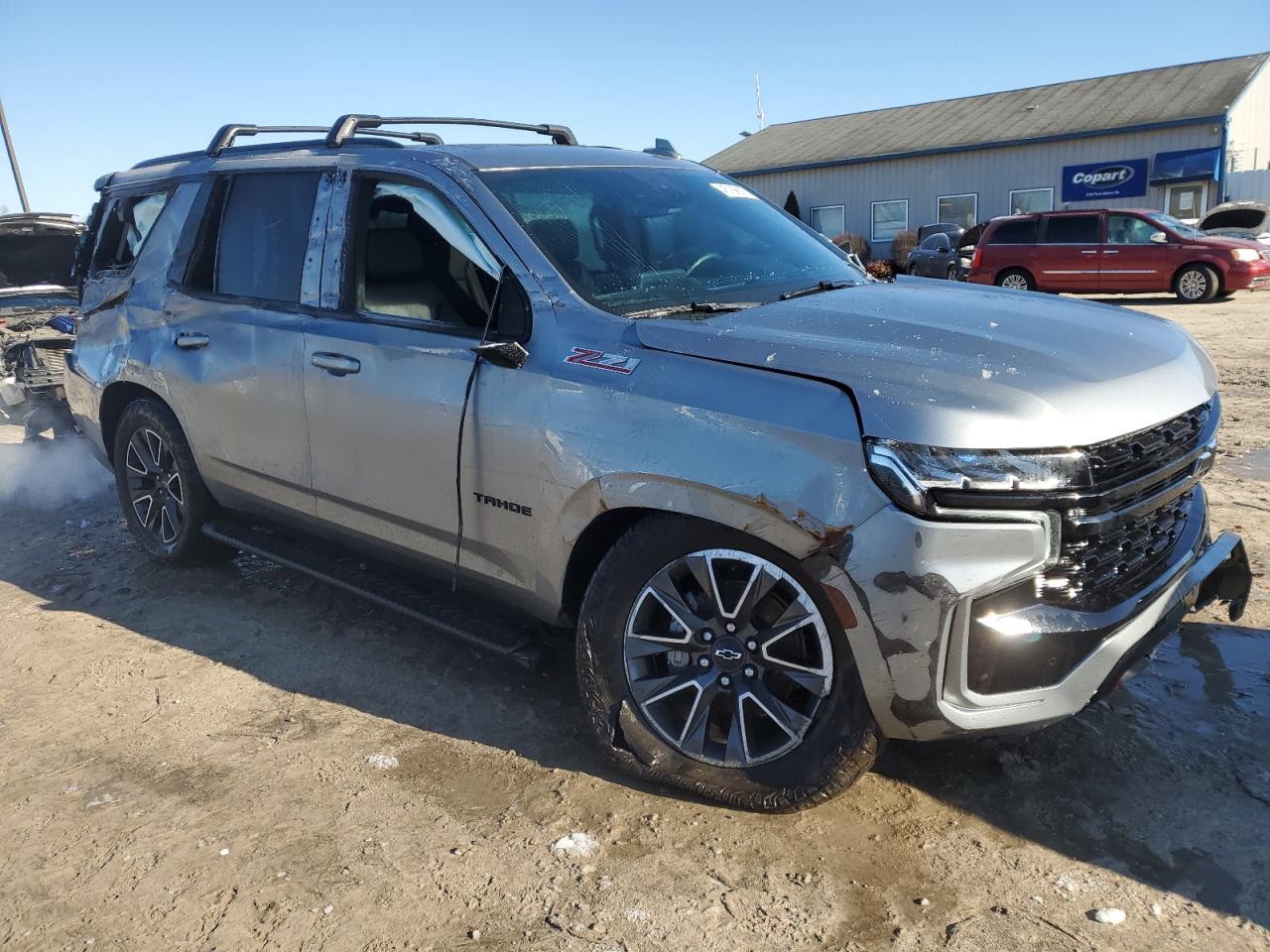 2023 Chevrolet Tahoe VIN 1GNSKPKD6PR474169 Copart auction photo, rollover damage thumbnail 4