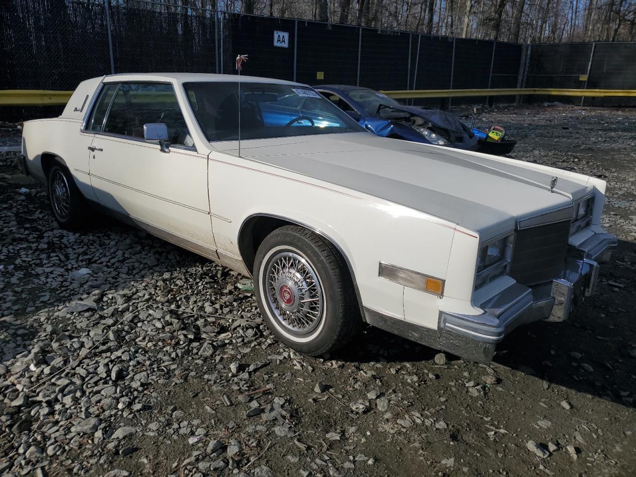 1985 Cadillac Eldorado VIN 1G6EL5787FE663828 Copart auction photo, mechanical / minor dent/scratches damage thumbnail 4