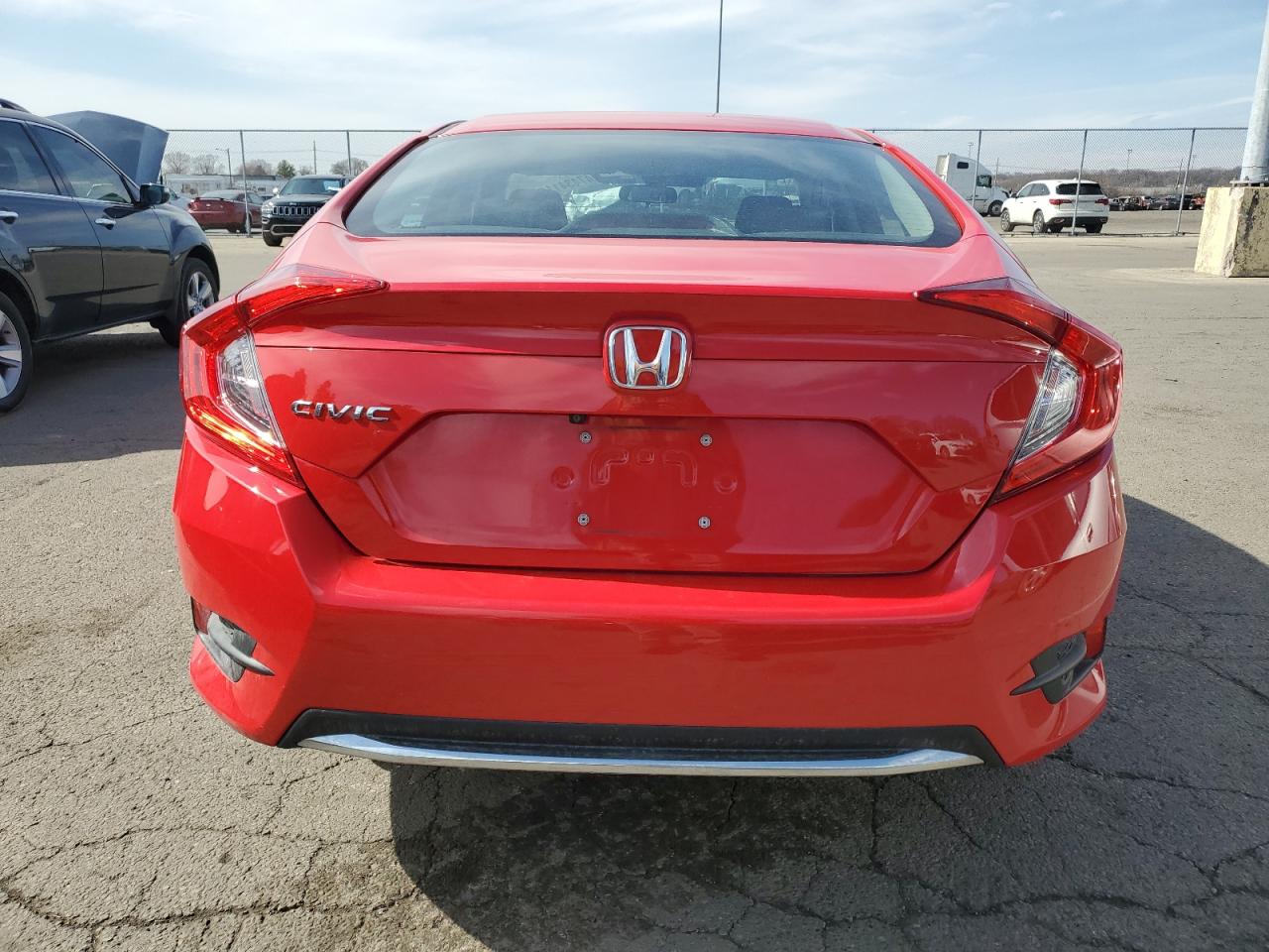 2019 Honda Civic VIN 2HGFC2F68KH568408 Copart auction photo, front end / side damage thumbnail 6
