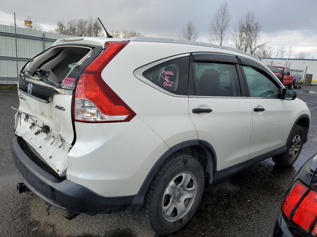 2014 Honda CR-V VIN 5J6RM4H34EL013691 Copart auction photo, rear end damage thumbnail 3