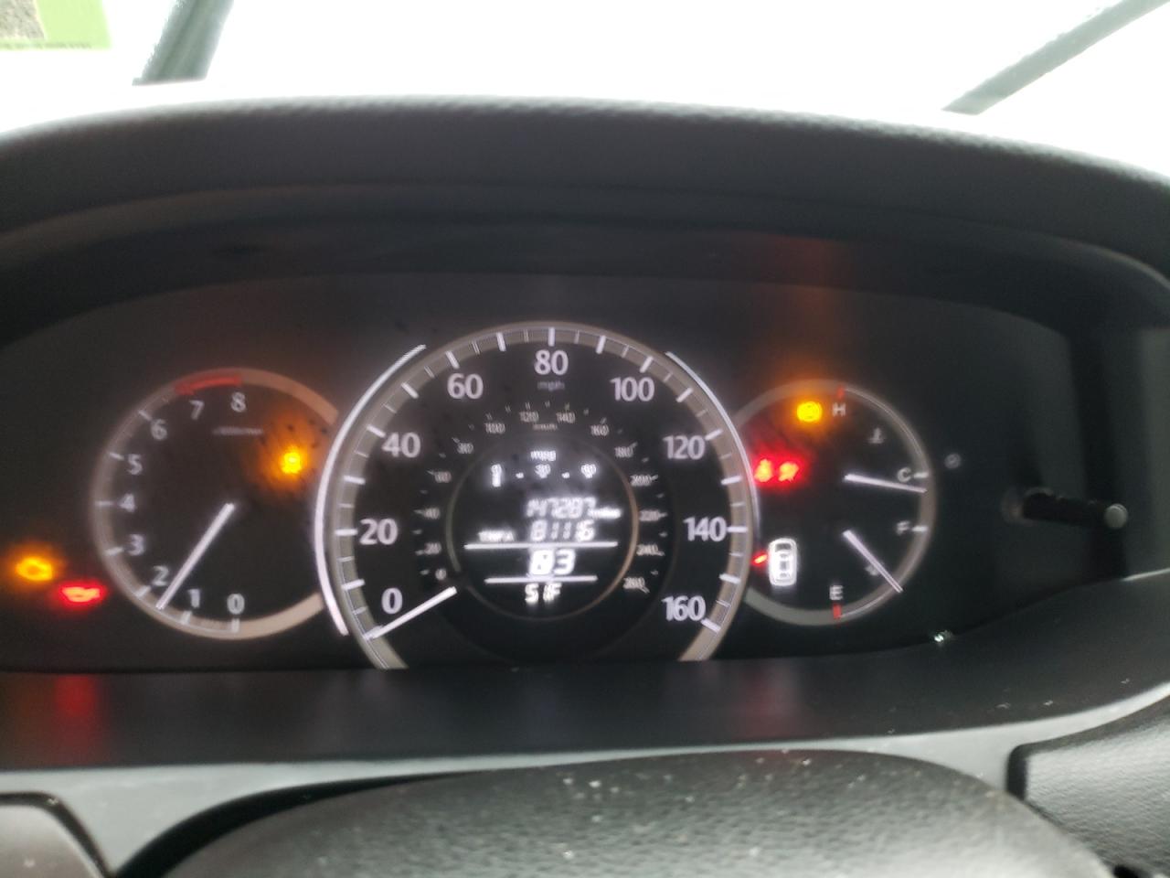 2013 Honda Accord VIN 1HGCR2F75DA160587 Copart auction photo, front end / side damage thumbnail 9