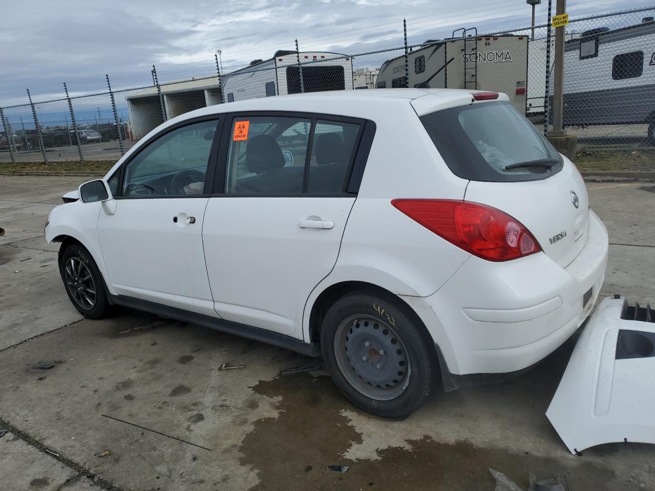 2007 Nissan Versa VIN 3N1BC13E17L434652 Copart auction photo, front end damage thumbnail 2