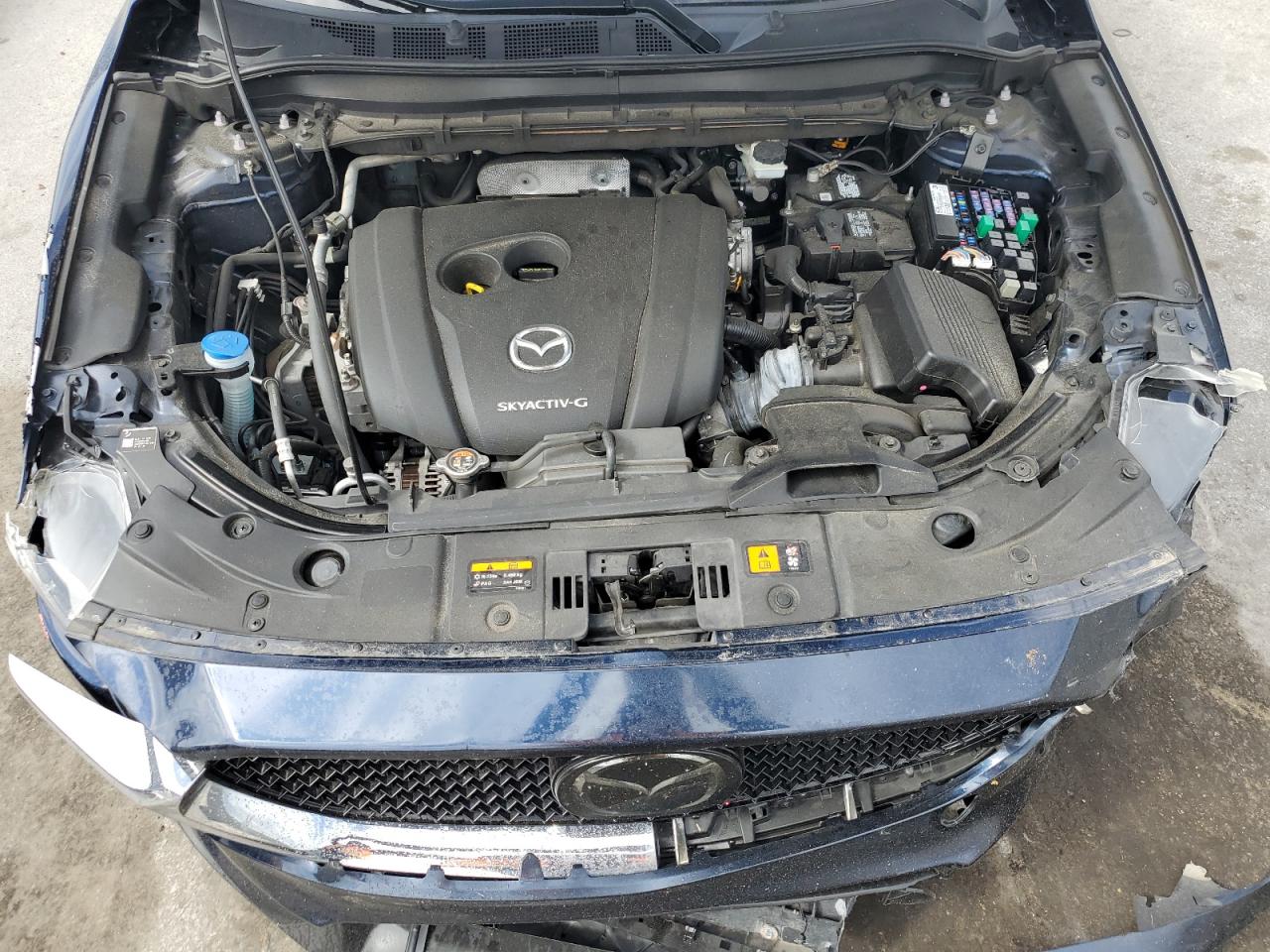 2021 Mazda CX-5 VIN JM3KFACM6M1325836 Copart auction photo, all over damage thumbnail 12