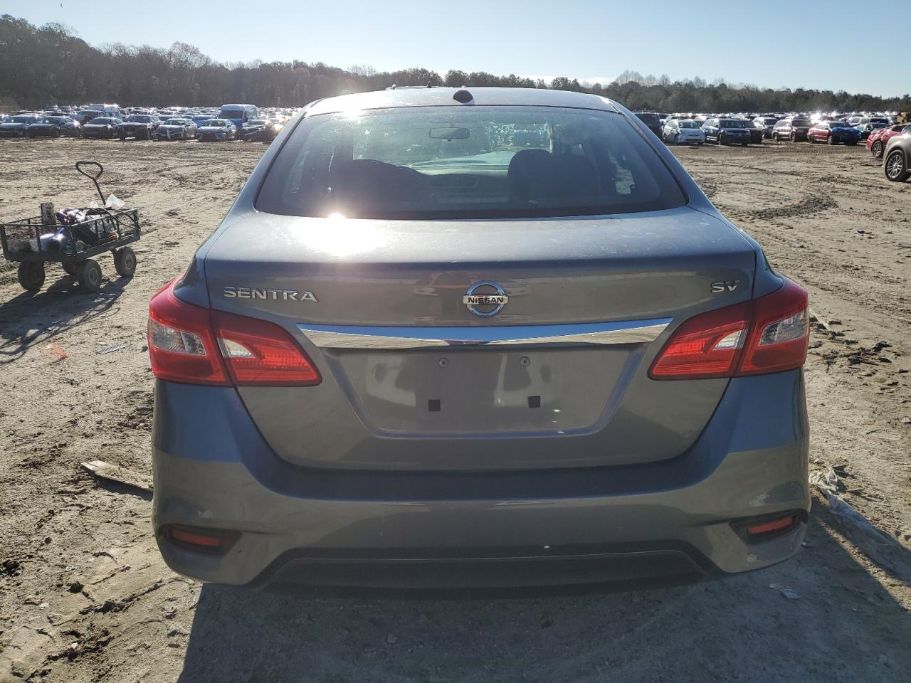 2019 Nissan Sentra VIN 3N1AB7APXKY428530 Copart auction photo, front end / side damage thumbnail 6