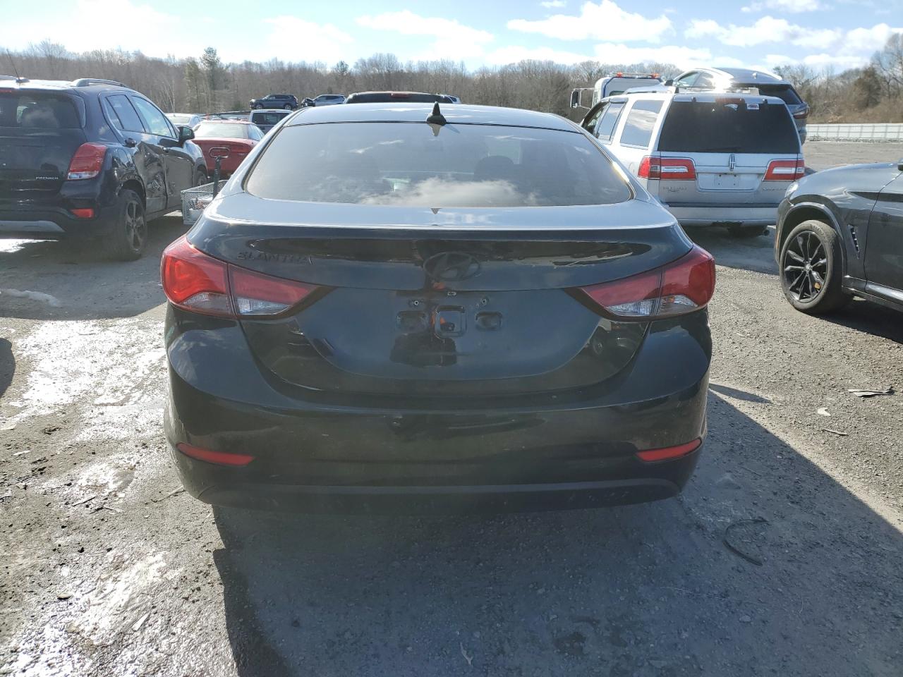 2015 Hyundai Elantra VIN 5NPDH4AE9FH626671 Copart auction photo, front end damage thumbnail 6