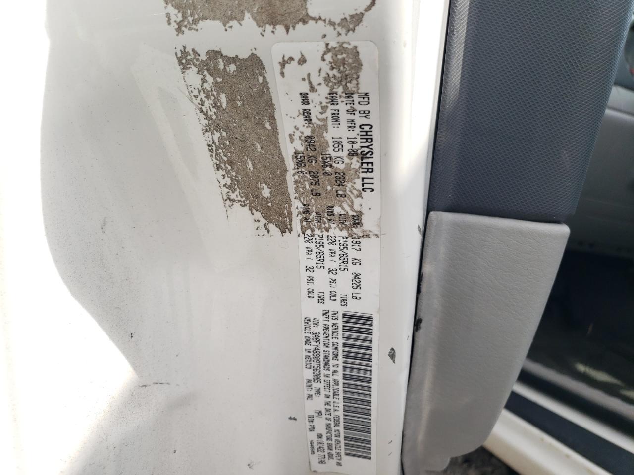 2009 Chrysler PT Cruiser VIN 3A8FY48909T563085 Copart auction photo, rear end / minor dent/scratches damage thumbnail 13