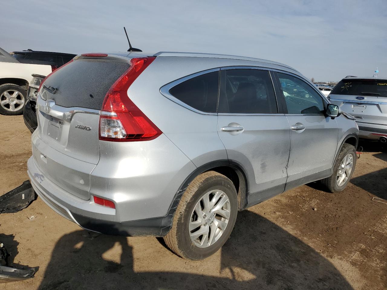 2015 Honda CR-V VIN 5J6RM4H78FL004982 Copart auction photo, front end / undercarriage damage thumbnail 3