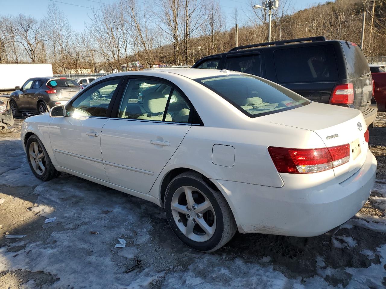 2007 Hyundai Sonata VIN 5NPEU46F57H251980 Copart auction photo, front end damage thumbnail 2