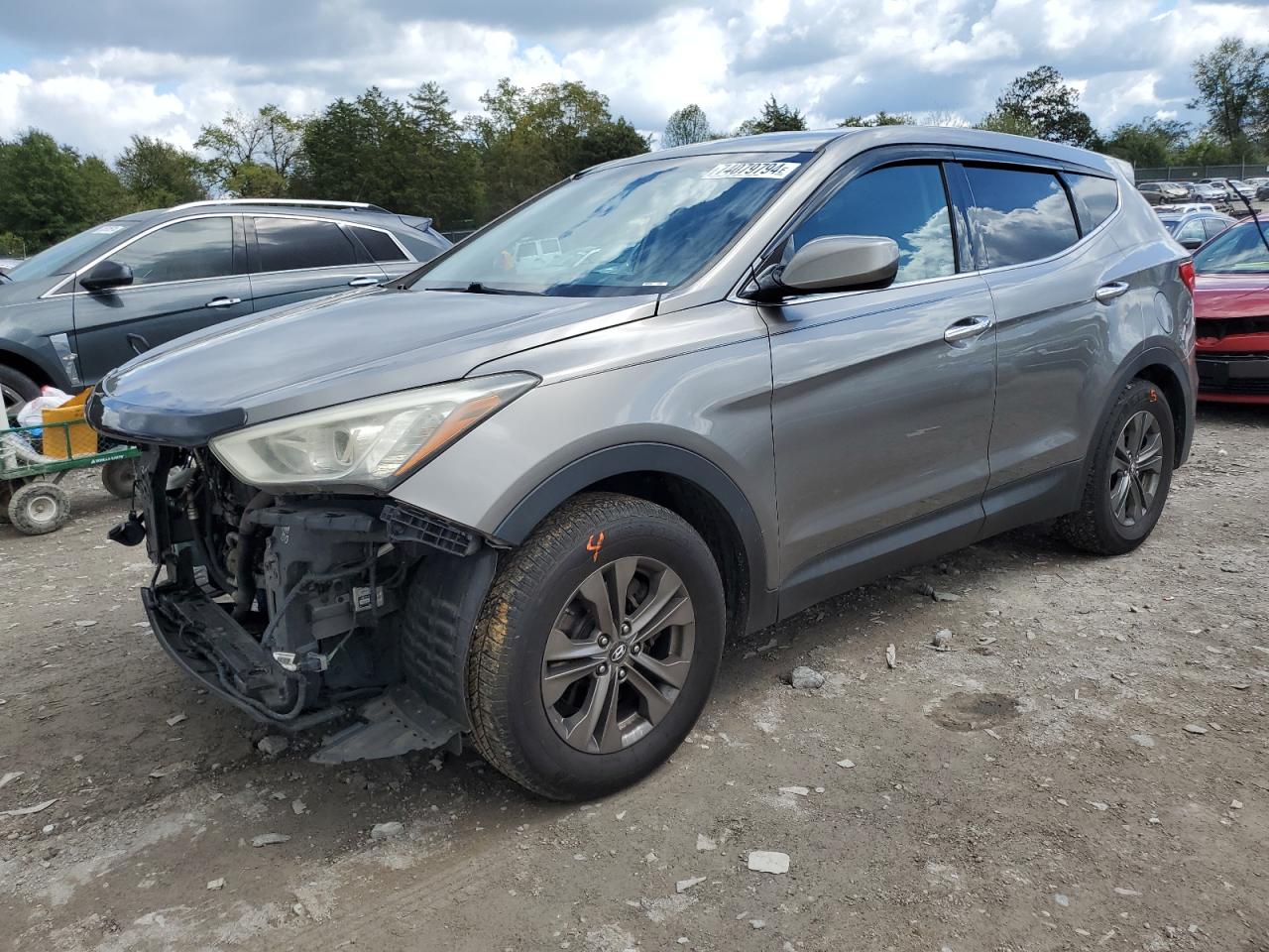 2013 Hyundai Santa Fe VIN 5XYZT3LB5DG052303