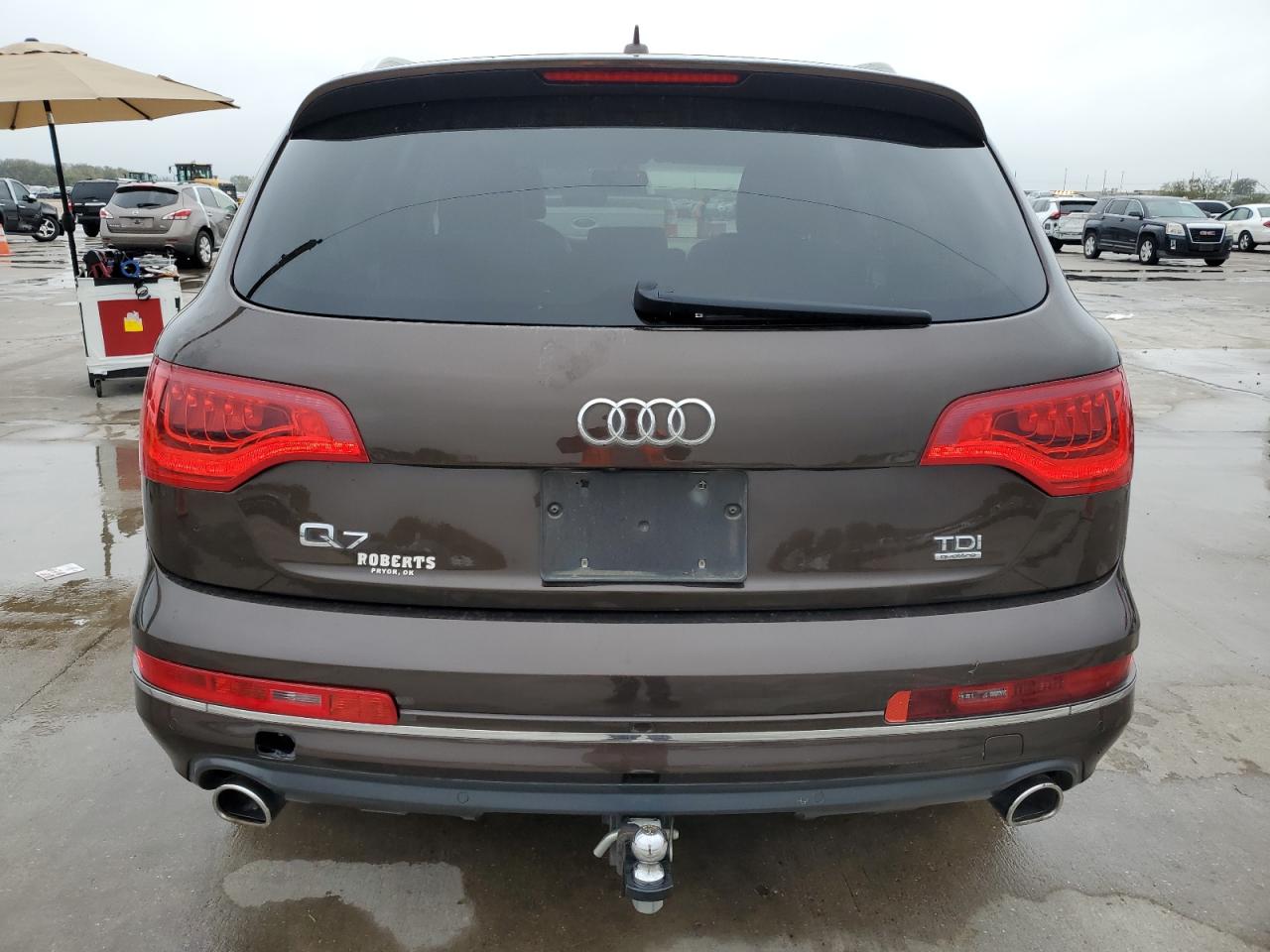 2014 Audi Q7 VIN WA1LMAFE0ED015893 Copart auction photo, front end damage thumbnail 6