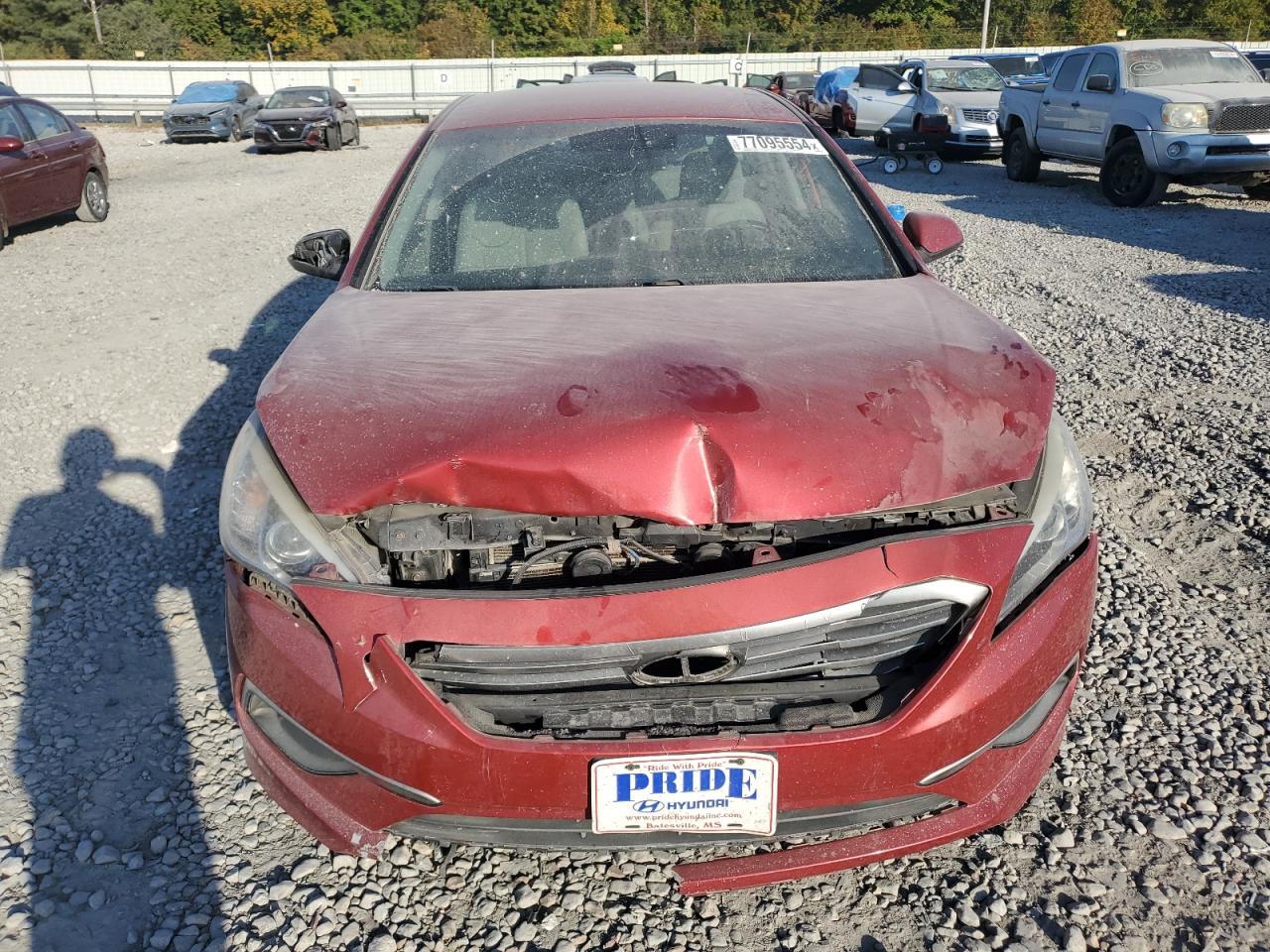 2017 Hyundai Sonata VIN 5NPE24AF9HH547180 Copart auction photo, front end damage thumbnail 5