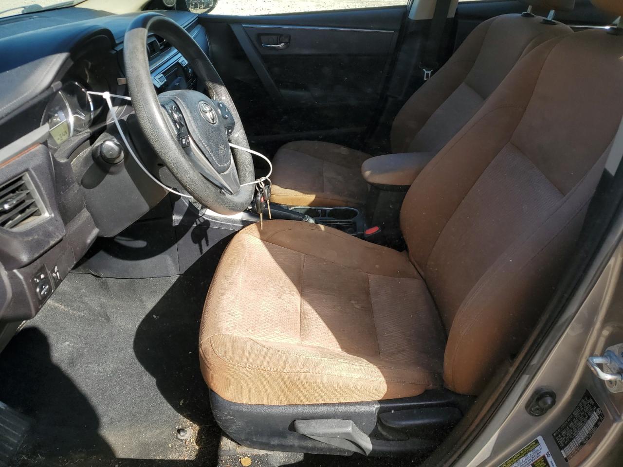 2014 Toyota Corolla VIN 2T1BURHE6EC025709 Copart auction photo, front end damage thumbnail 7