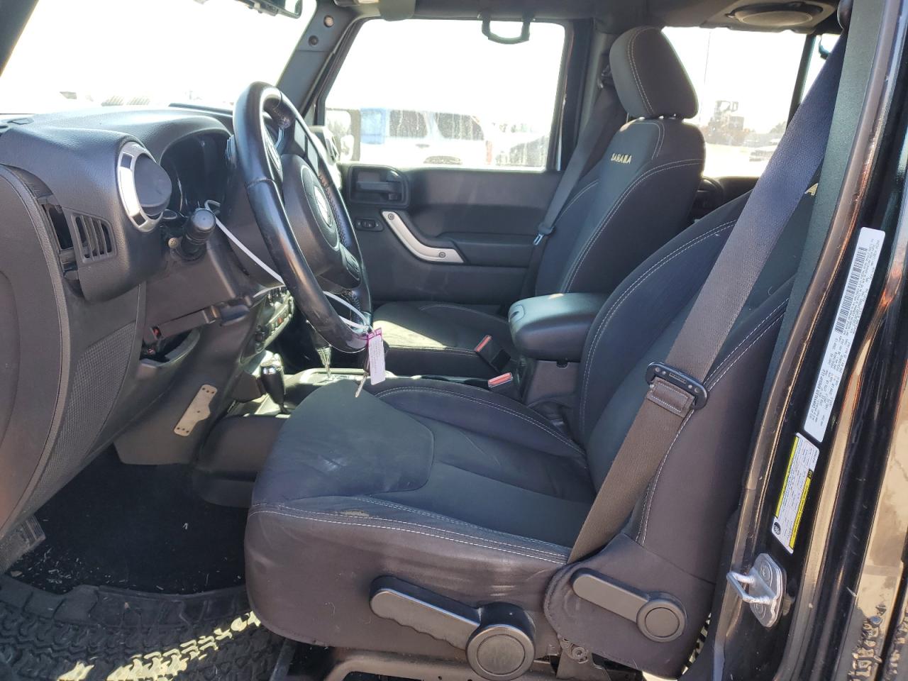 2013 Jeep Wrangler VIN 1C4BJWEG0DL575265 Copart auction photo, undercarriage / rear end damage thumbnail 7
