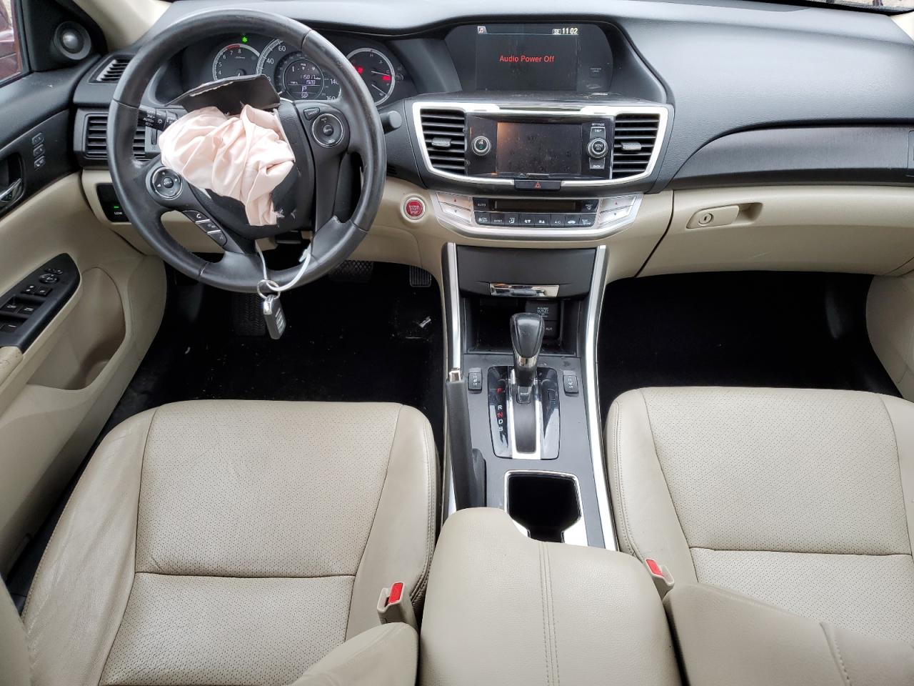 2014 Honda Accord VIN 1HGCR3F84EA011460 Copart auction photo, front end damage thumbnail 8