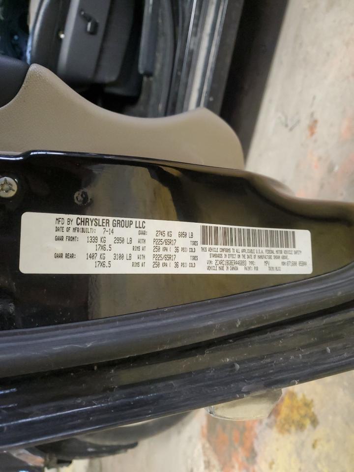 2014 Chrysler Town & Country VIN 2C4RC1BG8ER446893 Copart auction photo, front end / mechanical damage thumbnail 13