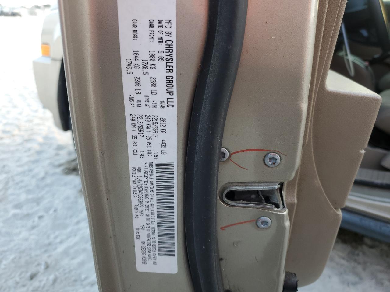 2010 Jeep Liberty (Patriot) VIN 1J4NT2GB4AD503020 Copart auction photo, minor dent/scratches damage thumbnail 12