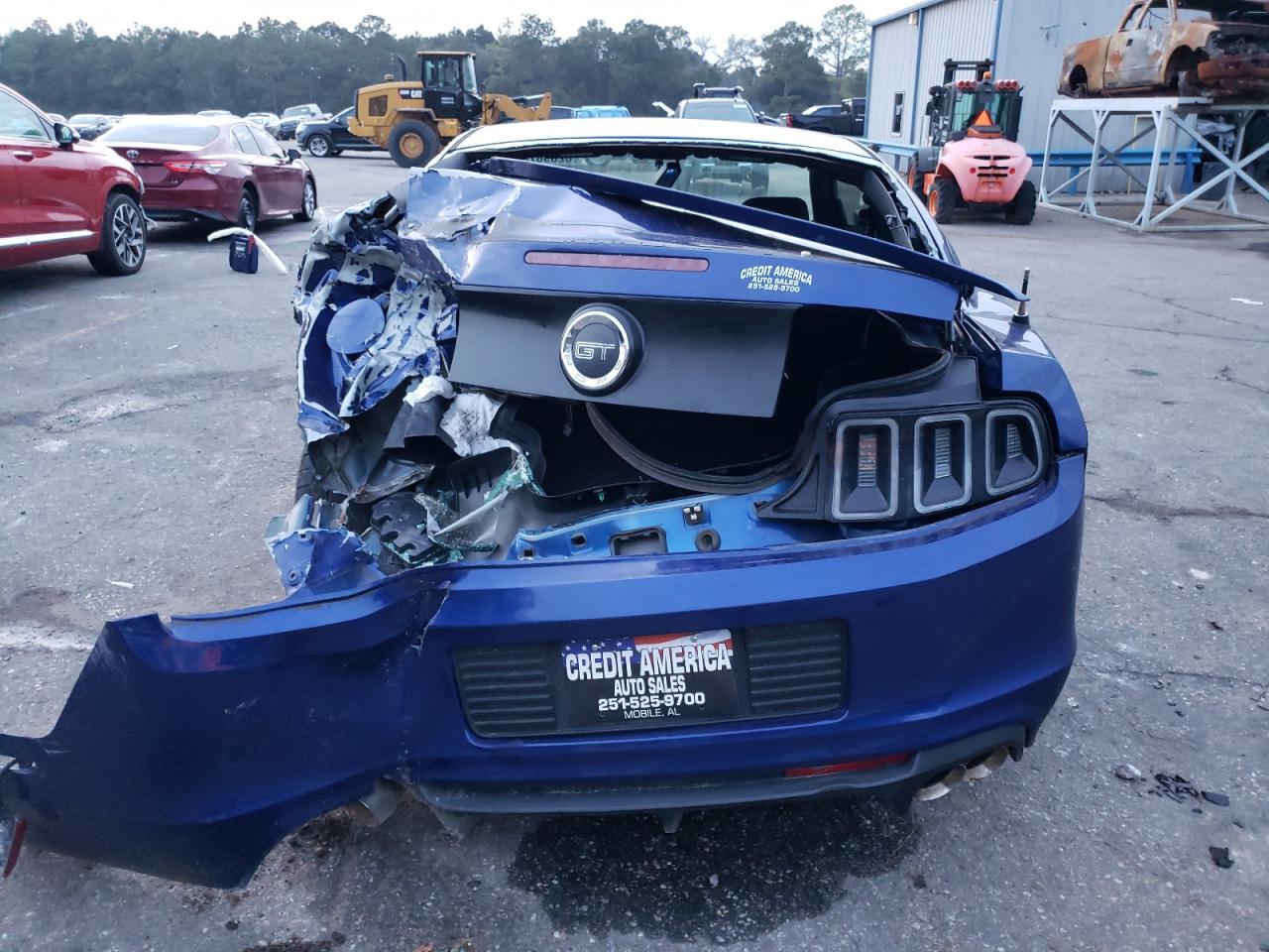 2014 Ford Mustang VIN 1ZVBP8CF1E5259042 Copart auction photo, rear end / front end damage thumbnail 6