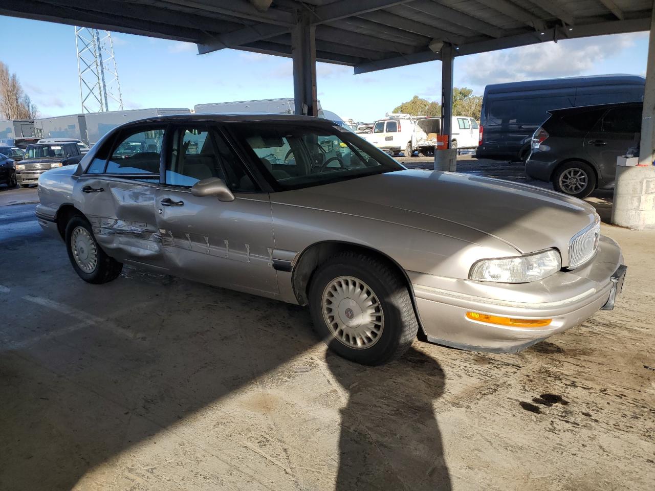1997 Buick LeSabre VIN 1G4HP52K8VH600635 Copart auction photo, side damage thumbnail 4