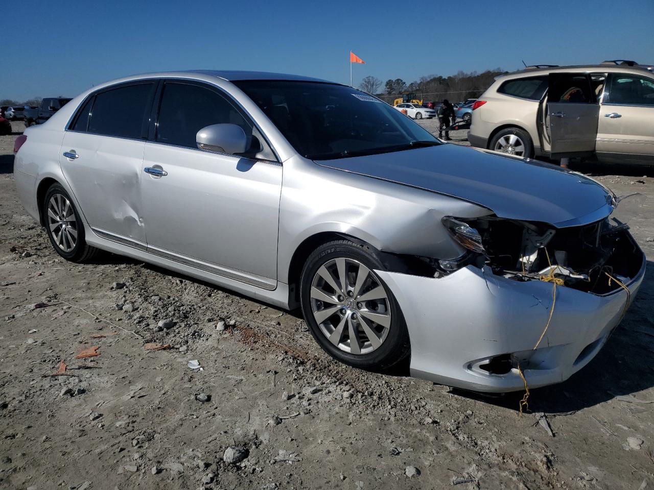 2011 Toyota Avalon VIN 4T1BK3DB5BU390911 Copart auction photo, front end / side damage thumbnail 4