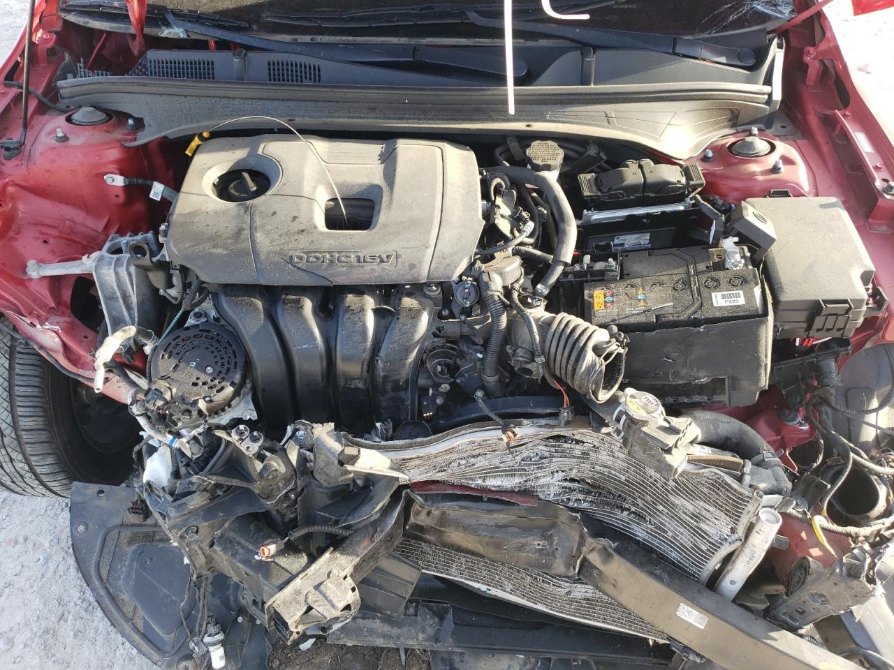 2021 KIA Forte VIN 3KPF24AD0ME309221 Copart auction photo, front end damage thumbnail 12