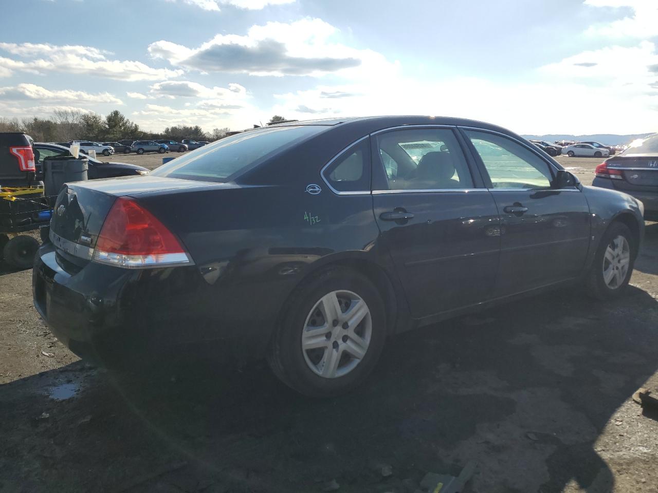 2007 Chevrolet Impala VIN 2G1WB58K179268684 Copart auction photo, side / front end damage thumbnail 3