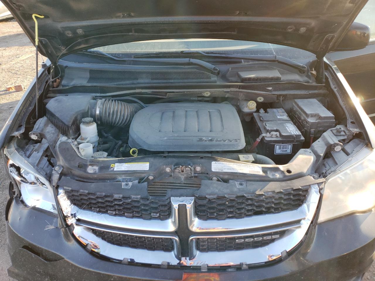 2011 Dodge Caravan VIN 2D4RN3DGXBR626314 Copart auction photo, front end damage thumbnail 12