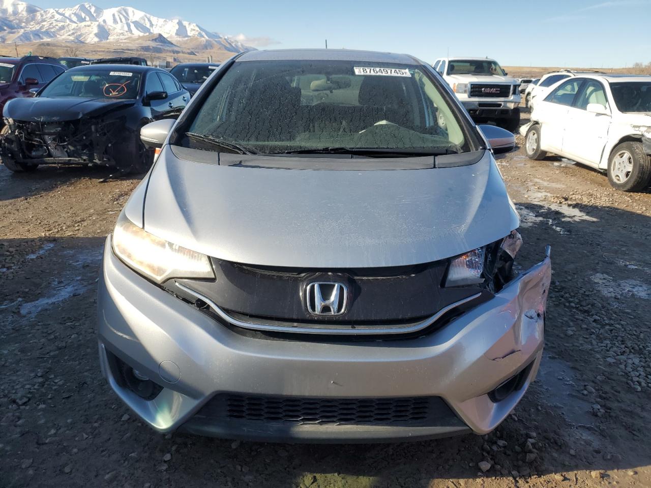 2016 Honda Fit VIN JHMGK5H73GX007001 Copart auction photo, front end / side damage thumbnail 5