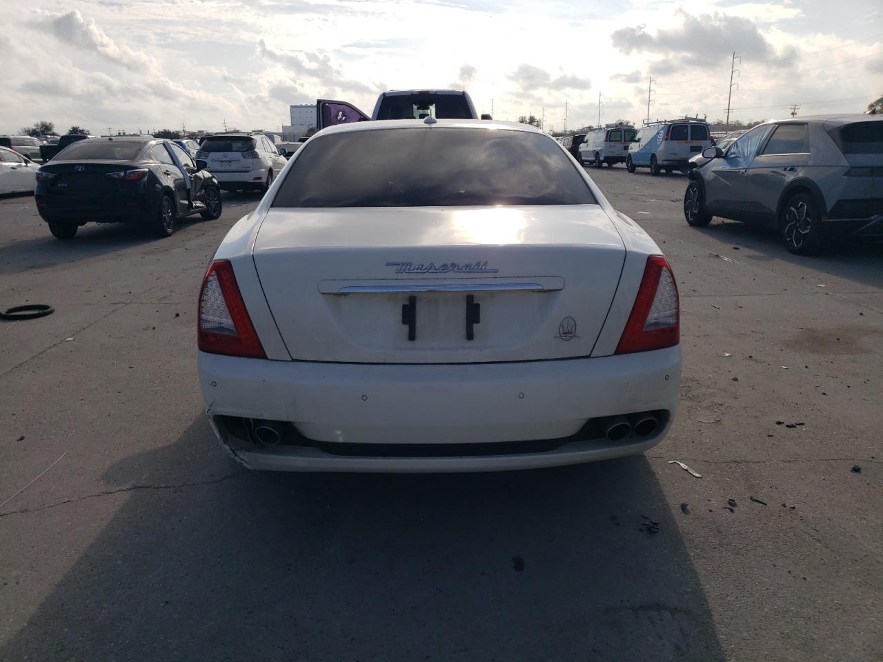 2009 Maserati Quattroporte VIN ZAMFK39A090044915 Copart auction photo, side damage thumbnail 6