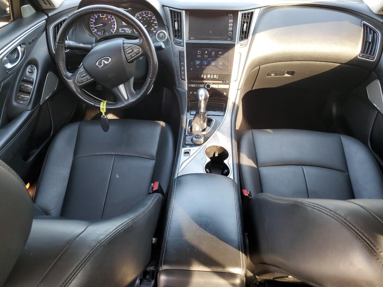 2017 Infiniti Q50 VIN JN1EV7APXHM734647 Copart auction photo, front end damage thumbnail 8