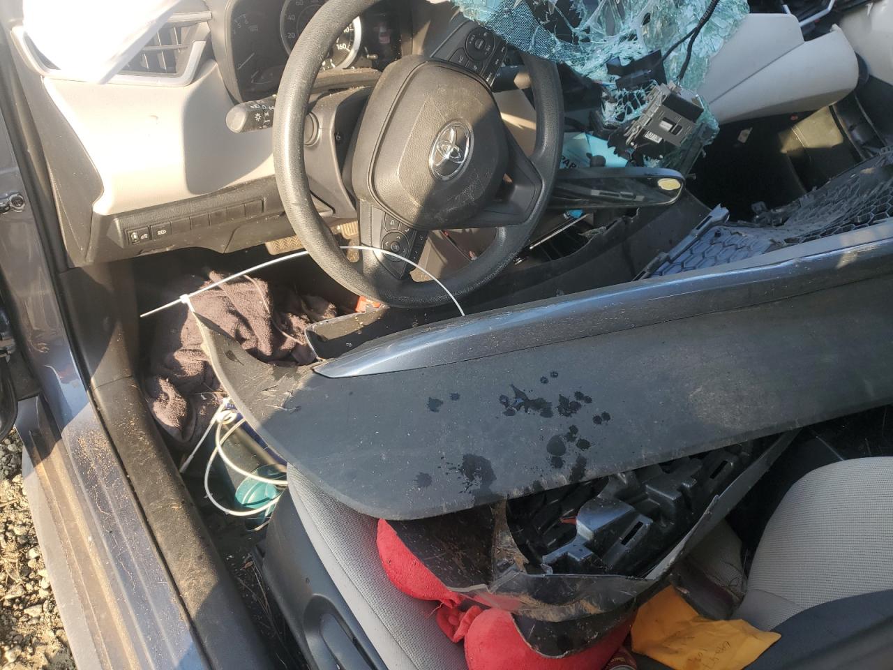 2022 Toyota Corolla VIN 5YFEPMAE3NP387014 Copart auction photo, all over damage thumbnail 8